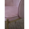 Кресло coral, велюр, пыльная роза