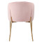 Кресло coral, велюр, пыльная роза