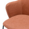 Кресло dwight, рогожка, коричневое