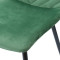 Стул clifford, велюр, зеленый