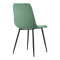 Стул clifford, велюр, зеленый