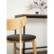 Стул барный unique furniture, pero, pu-кожа, черный