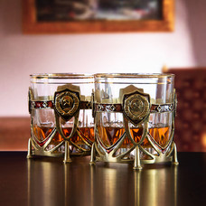 Набор из двух бокалов  для виски СССР  в подарочной коробке