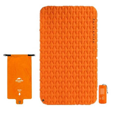 Коврик спальный Naturehike NH19Z055-P двойной FC11 (с надувным мешком) оранжевый, 6927595735435 Коврик спальный Naturehike NH19Z055-P двойной FC11 (с надувным мешком) оранжевый, 6927595735435