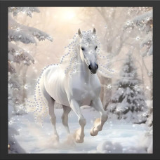 Картина МЕТЕЛЬ (кристаллы Swarovski) 40*40см