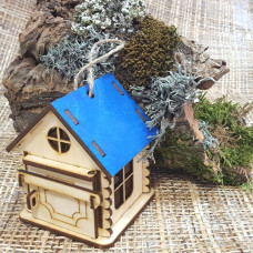 Домик-шкатулка для подарка ПОСМОТРИ, ЧТО ВНУТРИ!