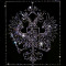 Картина ПАТРИОТ (кристаллы Swarovski белые) 40*40см