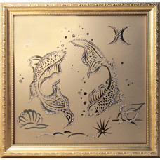 Картина СОЗВЕЗДИЕ РЫБЫ (кристаллы Swarovski)
