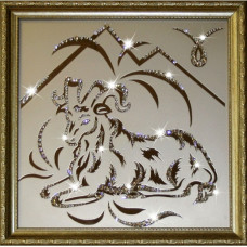 Картина СОЗВЕЗДИЕ ОВЕН (кристаллы Swarovski) 35*35см