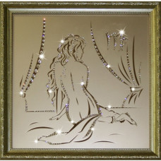 Картина СОЗВЕЗДИЕ ДЕВА (кристаллы Swarovski) 35*35см