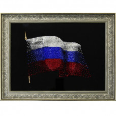 Картина ТРИКОЛОР (кристаллы Swarovski) 49*39см